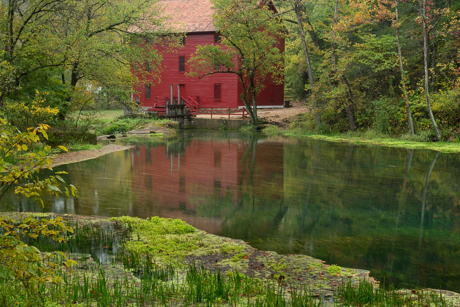 Alley Spring branch below the mill